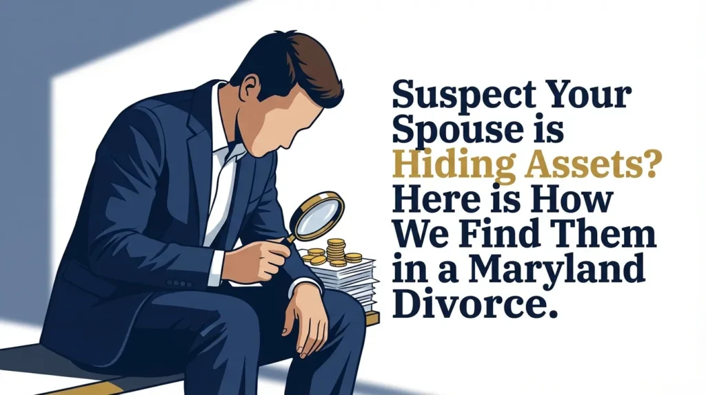Suspect Your Spouse is Hiding Assets Here is How We Find Them in a Maryland Divorce.